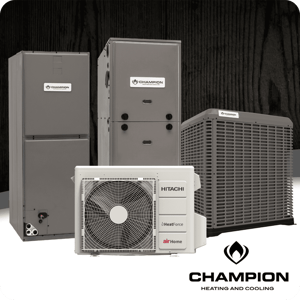Craig's Heating and Air Uses the best brands like Champion Heating and Cooling.