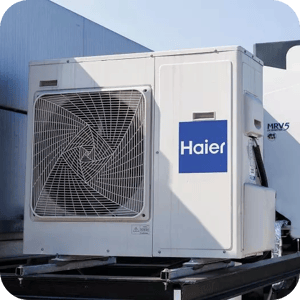 Craig's Heating and Air Uses the best brands like Haier HVAC.